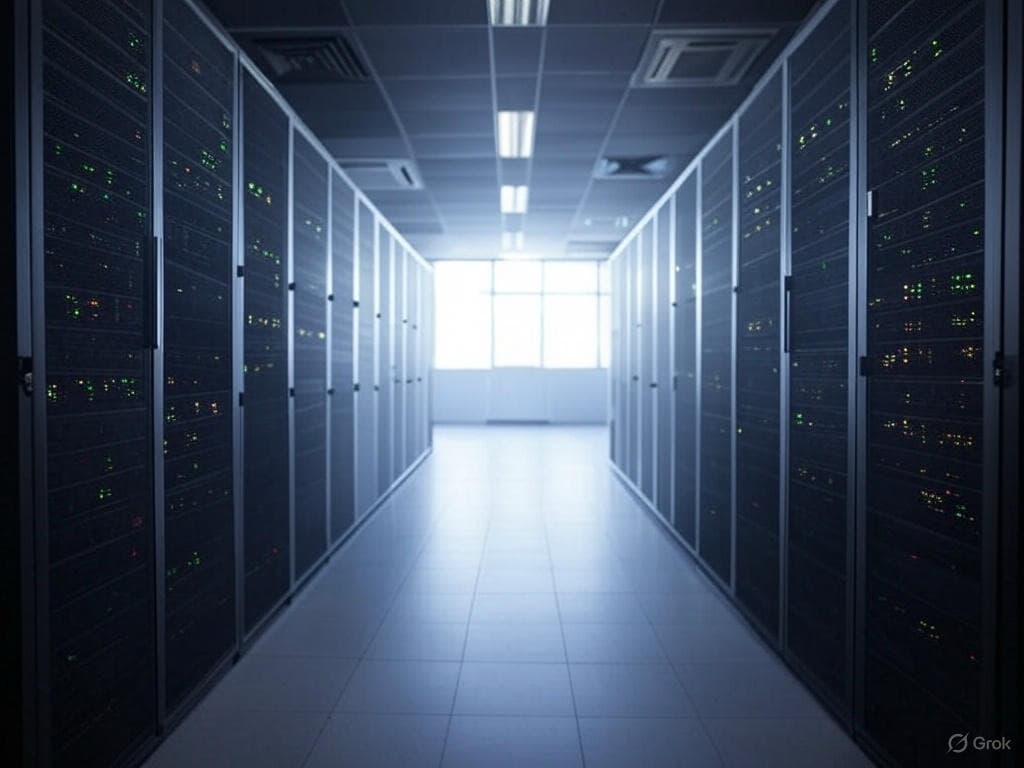 Server infrastructure representing data pipeline operations