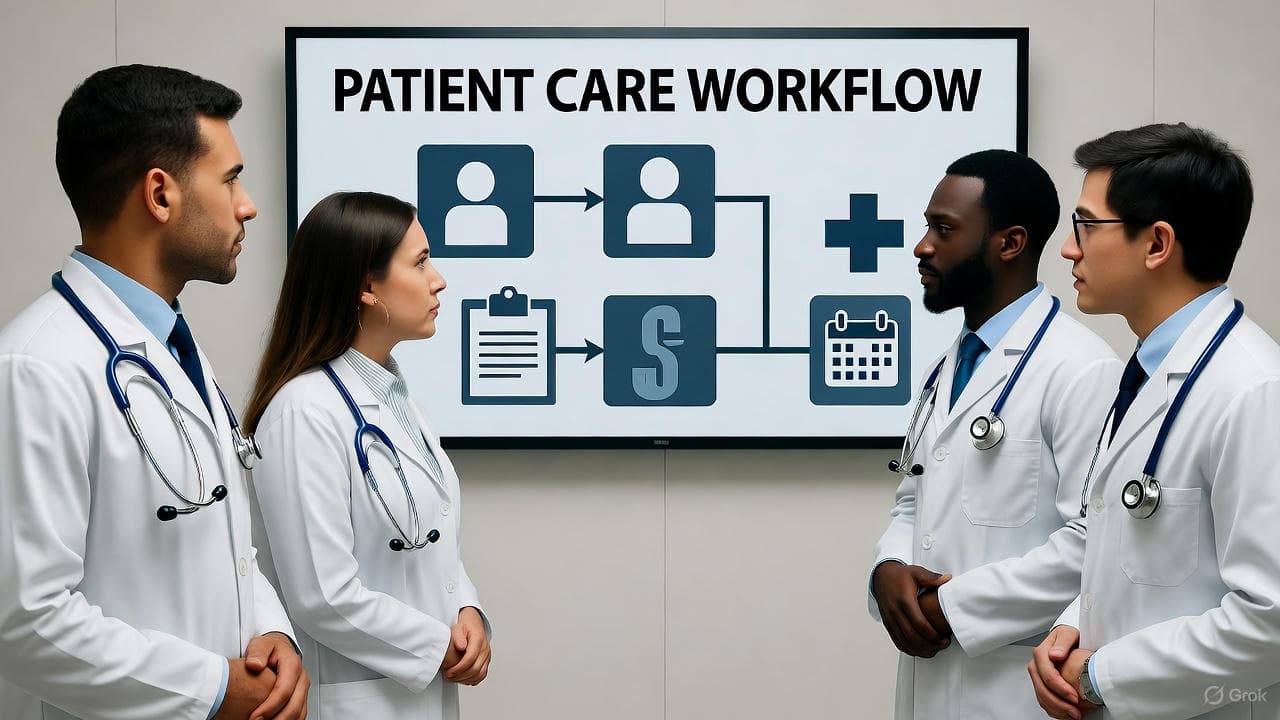 Medical clinic operational dashboard